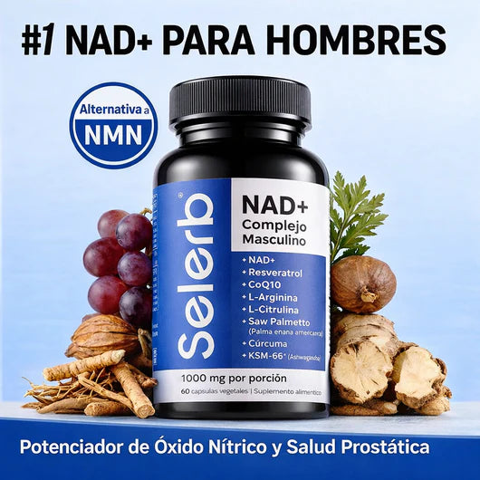 COMBO MACHO ALFA🔥SELERB NAD MEN +NITRIC OXIDE+ MAGNESIO COMPLEX💊 FP