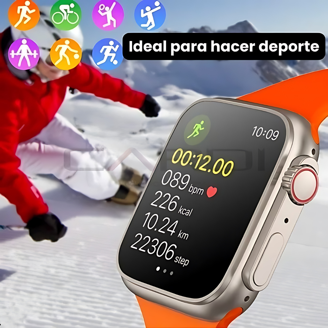 COMBO INDIVIDUAL 3X1🔥Obtén Reloj Watch X8 Ultra + Audifonos Airpods 2da generación + 2 Pulsos de Reloj🔥